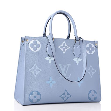 lv on the go blue|louis vuitton on the go mm.